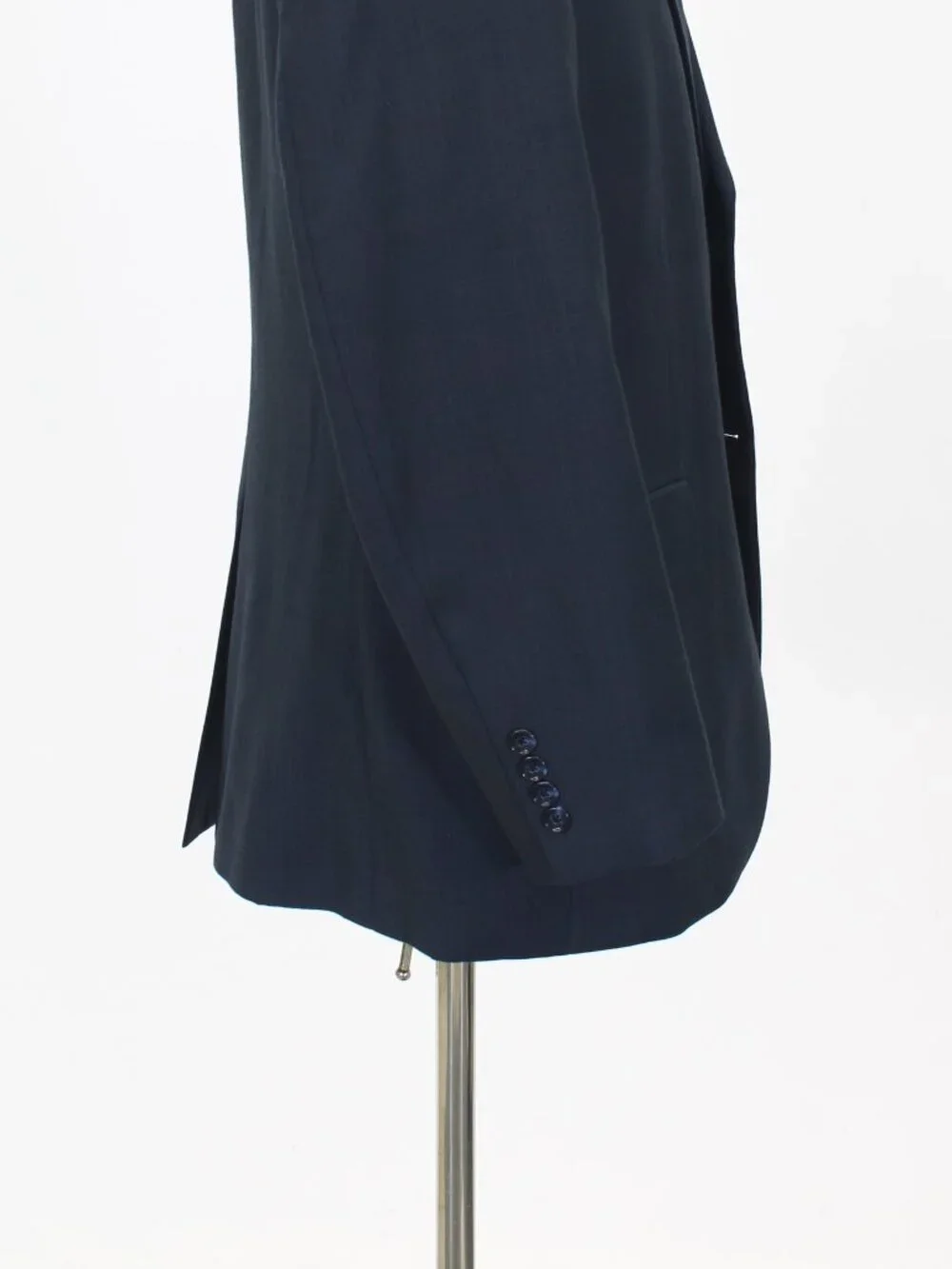 Jones New York 42S 35x28 Navy Full Suit 2-Button Check R962
